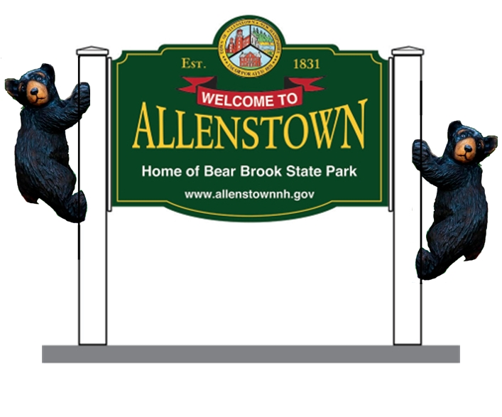 new town welcome sign