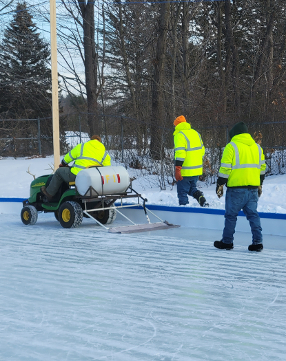 Zamboni in action Jan. 12, 2022